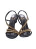 Burberry Gray Black Zipper Strap Sandals Size EU 40 1/2 - photo 2