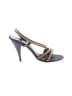 Burberry Gray Black Zipper Strap Sandals Size EU 40 1/2 - photo 1