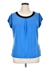 Worthington Blue Short Sleeve Top Size XL - photo 1