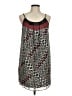 BCBGeneration 0100% Polyester Graphic Gray Black Casual Dress Size M - photo 1