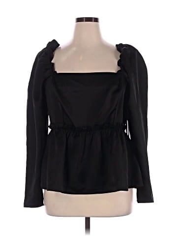 ELOQUII Long Sleeve Blouse (view 1)