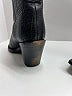 Acne 100% Leather Black Ankle Boots Size EU 39 - photo 4