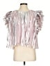 Anthropologie 100% Polyester Silver Sleeveless Blouse Size S - photo 1