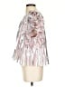 Anthropologie 100% Polyester Silver Sleeveless Blouse Size S - photo 5