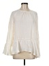 Mossimo 100% Polyester Ivory Long Sleeve Blouse Size M - photo 1