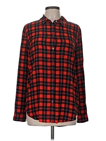Equipment Long Sleeve Button-Down Shirt (view 1)