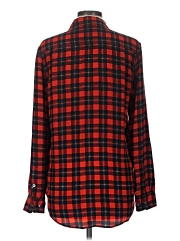 Equipment Long Sleeve Button-Down Shirt (view 2)