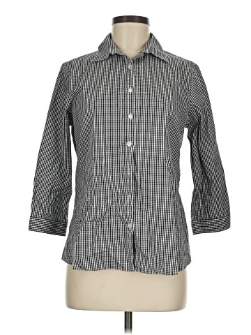 Lands' End 3/4 Sleeve Button-Down Shirt (view 1)