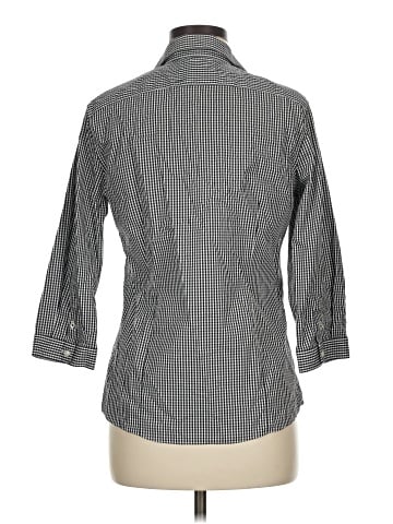 Lands' End 3/4 Sleeve Button-Down Shirt (view 2)