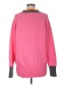 First Love 100% Polyester Color Block Pink Pullover Sweater Size M - photo 2