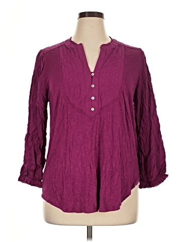 Democracy 3/4 Sleeve Blouse (view 1)