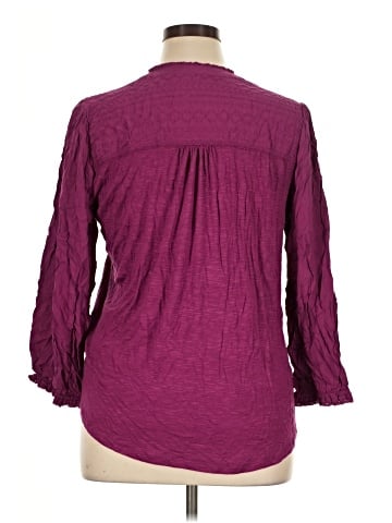 Democracy 3/4 Sleeve Blouse (view 2)