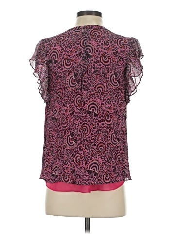 A.L.C. Short Sleeve Silk Top (view 2)