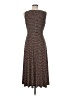 Perceptions Polka Dots Brown Casual Dress Size 8 - photo 2