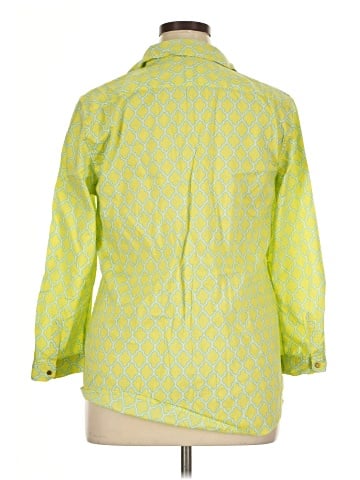 Lands' End 3/4 Sleeve Button-Down Shirt (view 2)