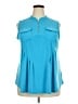 Cocomo Blue Sleeveless Blouse Size 2X - photo 1