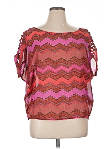 Xhilaration Short Sleeve Blouse (view 1)
