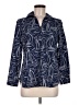 Talbots 100% Cotton Blue Long Sleeve Button-Down Shirt Size Med Petite - photo 1
