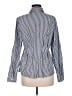 Rafaella Stripes Blue Long Sleeve Blouse Size M - photo 2