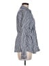 Rafaella Stripes Blue Long Sleeve Blouse Size M - photo 4