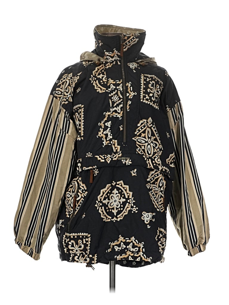 Pre-owned Obermeyer Windbreaker Jacket In Black