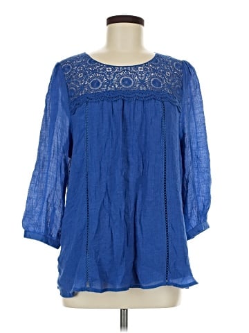 Figueroa & Flower 3/4 Sleeve Blouse (view 1)