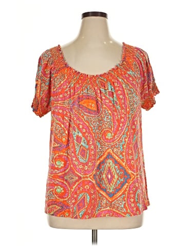 Lauren by Ralph Lauren Short Sleeve Blouse (view 1)