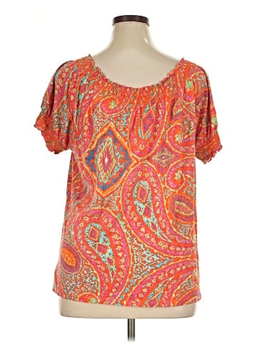 Lauren by Ralph Lauren Short Sleeve Blouse (view 2)