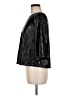 Gap 100% Nylon Metallic Black 3/4 Sleeve Top Size Med Petite - photo 5