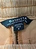 Athleta 100% Linen Stripes Gold Shorts Size 2 - photo 3