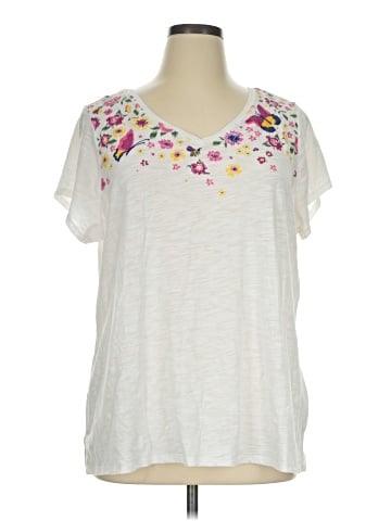 St. John's Bay Short Sleeve T-Shirt (view 1)
