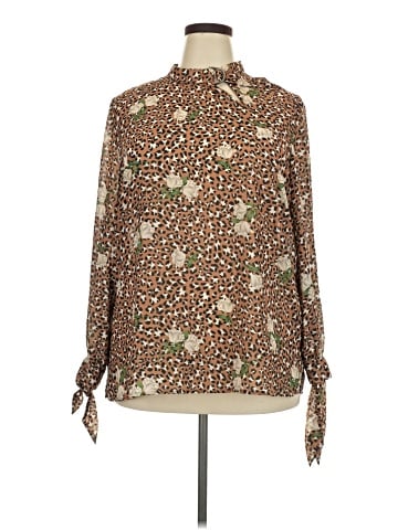 ELOQUII Long Sleeve Blouse (view 1)