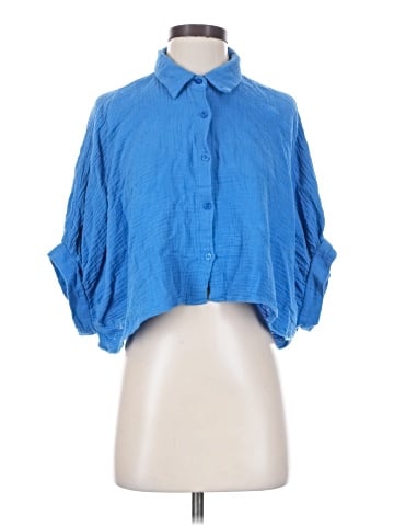 Talula 3/4 Sleeve Button-Down Shirt (view 1)