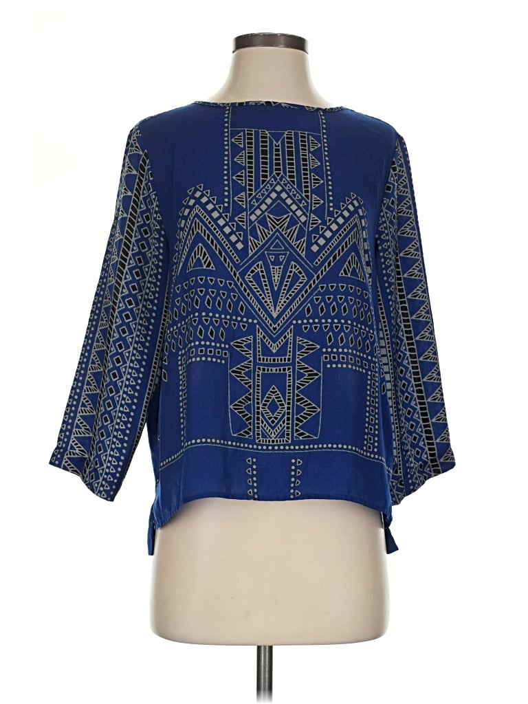 Pre-owned Kenar 3/4 Sleeve T-shirt In Blue