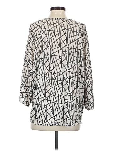 Zara W&B Collection 3/4 Sleeve Blouse (view 2)