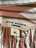 Max Studio Stripes Green 3/4 Sleeve Blouse Size XL - photo 7