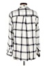 Grayson 100% Lyocell Plaid Gray 3/4 Sleeve Blouse Size Med (3) - photo 2