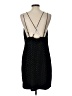 Express 100% Polyester Polka Dots Black Cocktail Dress Size L - photo 2