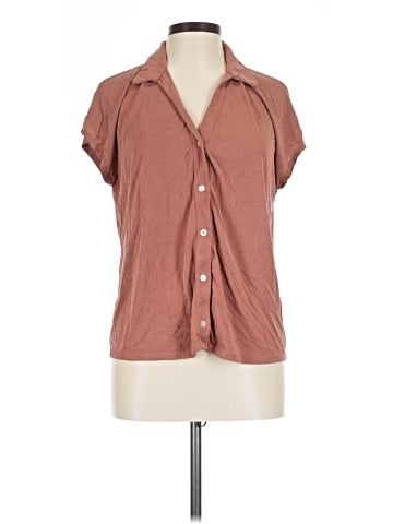 Green Envelope Short Sleeve Button-Down Shirt (view 1)