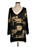 MADE IN ITALY Metallic Gold Pullover Sweater Size S (estimated) - photo 1