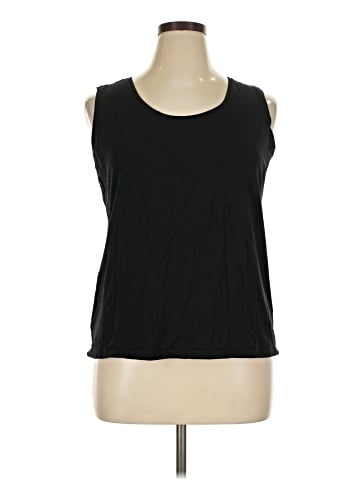 Lord & Taylor Sleeveless T-Shirt (view 1)