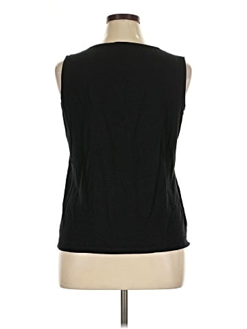 Lord & Taylor Sleeveless T-Shirt (view 2)