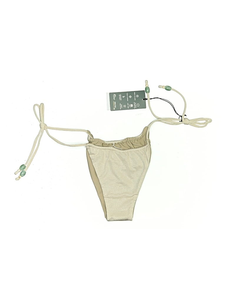 Pre-owned Vdm Swimsuit Bottoms In Ivory