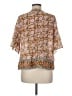 Sigrid Olsen Brown 3/4 Sleeve Blouse Size M - photo 2