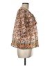 Sigrid Olsen Brown 3/4 Sleeve Blouse Size M - photo 4