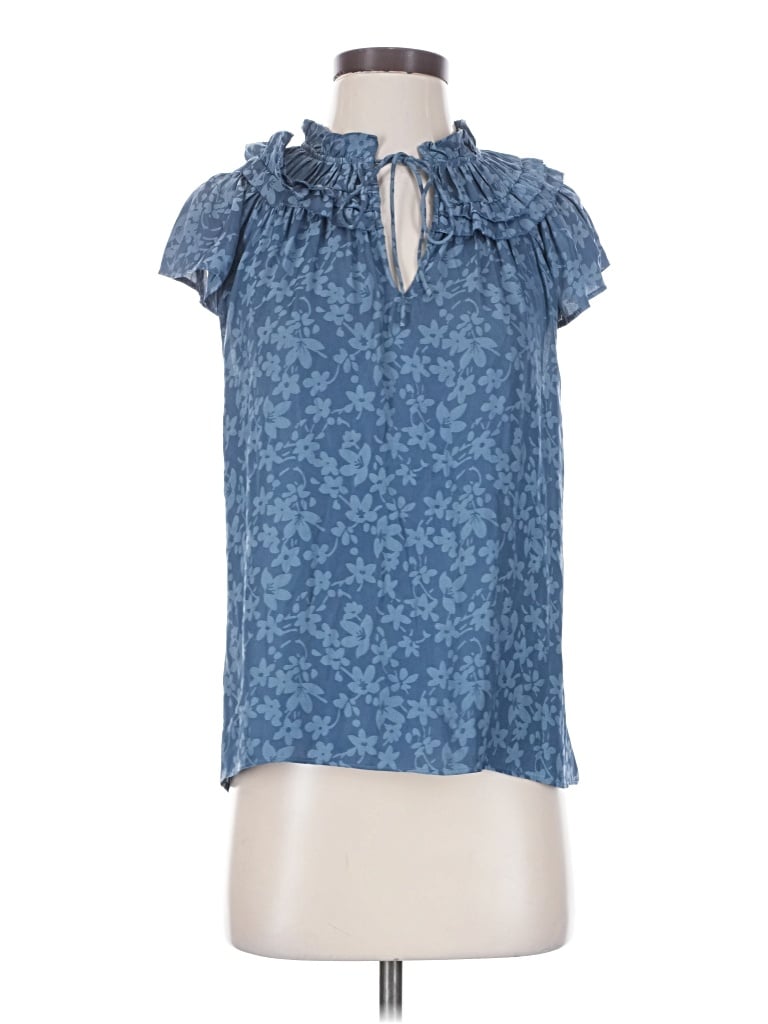 Pre-owned Current Air Sleeveless Blouse In Blue