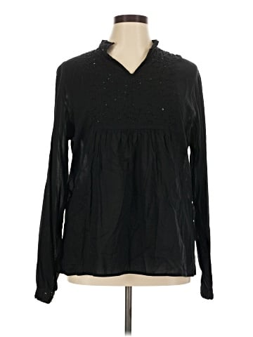Greater Good Network Long Sleeve Blouse (view 1)