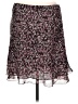 AGB 100% Polyester Paisley Purple Casual Skirt Size L (petite) - photo 1