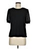 CeCe Black Short Sleeve Top Size M - photo 1