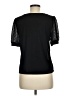 CeCe Black Short Sleeve Top Size M - photo 2